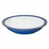 Denby Imperial Blue Shallow Rimmed Bowl -HARTS OF STUR Sales 001010008 Denby Imperial Blue Coupe Shallow Rimmed Bowl