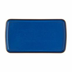 Denby Imperial Blue Small Rectangular Platter