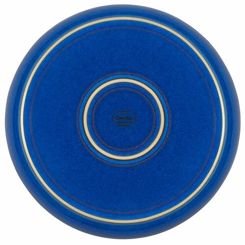 Denby Imperial Blue Coupe Dinner Plate 5 Denby Imperial Blue Coupe Dinner Plate - Image 3