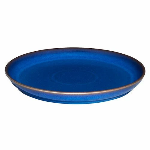 Denby Imperial Blue Coupe Dinner Plate 3 Denby Imperial Blue Coupe Dinner Plate