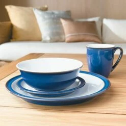 Denby Imperial Blue 16 Piece Set 8 Denby Imperial Blue 16 Piece Set -HARTS OF STUR Sales 001040950 Denby Imperial Blue 16pc Set 2