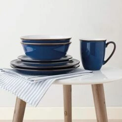 Denby Imperial Blue 16 Piece Set 9 Denby Imperial Blue 16 Piece Set -HARTS OF STUR Sales 001040950 Denby Imperial Blue 16pc Set 3