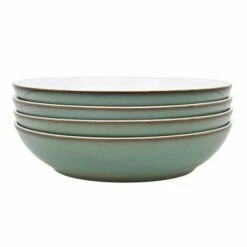 Denby Regency Green 4 Piece Pasta Bowl Set