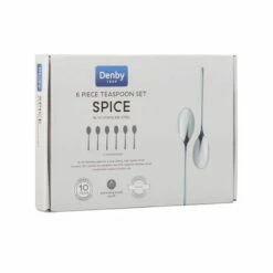 Denby Spice 6 Piece Tea Spoon Set -HARTS OF STUR Sales 052013279 Denby Spice 6 Piece Tea Spoon Set 1