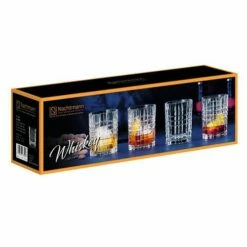 Nachtmann Square Whiskey Tumbler Set Of 4 -HARTS OF STUR Sales 101050 Nachtmann Square Whiskey Tumbler Set of 4 3