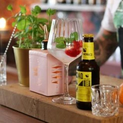 Nachtmann Set Of 4 Gin & Tonic Fluted Crystal Glasses 9 Nachtmann Set Of 4 Gin & Tonic Fluted Crystal Glasses -HARTS OF STUR Sales 102892 Nachtmann Set of 4 Gin And Tonic Fluted Crystal Glasses 2