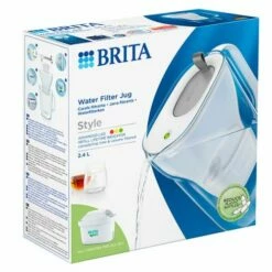 Brita Style Cool Grey Water Filter Jug -HARTS OF STUR Sales 1051125 Brita Style Cool Grey Jug System 2