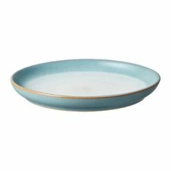 Denby Azure Haze Medium Coupe Plate -HARTS OF STUR Sales 123012004 Denby Azure Medium Coupe Plate 1