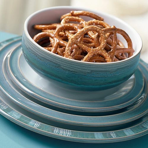 Denby Azure 4 Piece Medium Plate Set 4 Denby Azure 4 Piece Medium Plate Set - Image 2