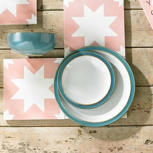 Denby Azure 4 Piece Medium Plate Set 7 Denby Azure 4 Piece Medium Plate Set - Image 5