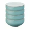Denby Azure 4 Piece Cereal Bowl Set -HARTS OF STUR Sales 123041007 DENBY AZURE 4 PIECE CEREAL BOWL SET