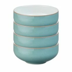 Denby Azure 4 Piece Cereal Bowl Set