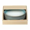 Denby Azure Haze 4 Piece Small Coupe Plate Set -HARTS OF STUR Sales 123042003 DENBY AZURE HAZE 4 PIECE SMALL COUPE PLATE SET