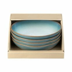 Denby Azure Haze 4 Piece Pasta Bowl Set