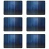 Denby Colours Blue 6 Piece Placemats -HARTS OF STUR Sales 151010150 Denby Colours Blue 6 Piece Placemats NEW