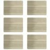 Denby Colours Natural 6 Piece Placemats -HARTS OF STUR Sales 151010156 Denby Colours Natural 6 Piece Placemats NEW