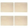 Denby Monsoon Lucille Gold Set Of 4 Placemats -HARTS OF STUR Sales 151011509 Denby Monsoon Lucille Gold Set Of 4 Placemats