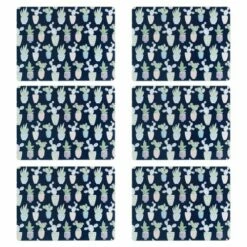 Denby Set Of 6 Cacti Placemats