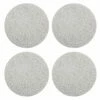 Denby Monsoon Filigree Silver Set Of 4 Round Placemats -HARTS OF STUR Sales 151012520 Denby Monsoon Filigree Silver Set of Round Placemats