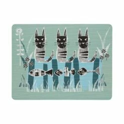 Denby Set Of 6 Cat Placemats -HARTS OF STUR Sales 151012832 Denby Set Of 6 Cat Placemats 1