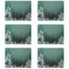 Denby Colours Green Foliage Placemats Set Of 6 -HARTS OF STUR Sales 151014458 Denby Colours Green Foliage 6 Piece Placemats