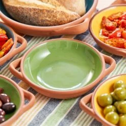 Dexam Sintra Large Glazed Terracotta Tapas Dish Green -HARTS OF STUR Sales 16050208 Dexam Sintra Large Glazed Terracotta Tapas Dish Green 3