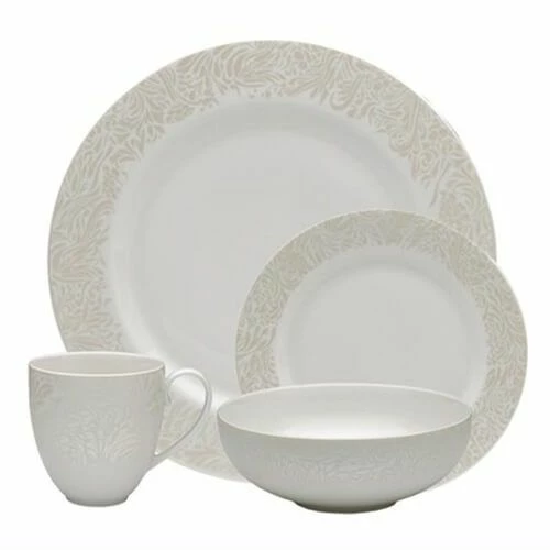 Denby Monsoon Lucille Gold 16 Piece Tableware Set 3 Denby Monsoon Lucille Gold 16 Piece Tableware Set