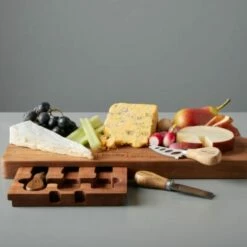 James Martin Denby 4 Piece Cheeseboard Paddle Kit -HARTS OF STUR Sales 190014041 James Martin 4 Piece Cheeseboard Paddle Kit 4