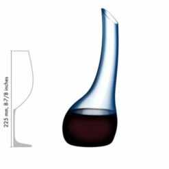 Riedel Confetti Blue Cornetto Decanter -HARTS OF STUR Sales 197713B Riedel Confetti Blue Cornetto Decanter 2