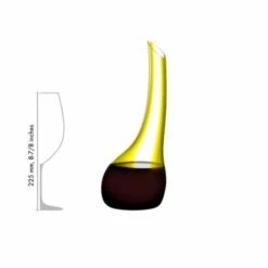 Riedel Confetti Yellow Cornetto Decanter -HARTS OF STUR Sales 197713Y Riedel Confetti Yellow Cornetto Decanter 2
