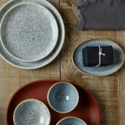 Denby Halo Speckle Small Oval Tray -HARTS OF STUR Sales 199010061 Denby Halo Speckle Small Oval Tray 2