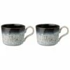 Denby Halo Brew Set Of 2 Tea/Coffee Cups -HARTS OF STUR Sales 199041001 Denby Halo Brew Set Of 2 Tea Coffee Cups