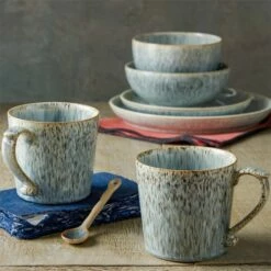 Denby Halo Speckle Pair Of Mugs -HARTS OF STUR Sales 199046200 Denby Halo Speckle Pair Of Mugs 2
