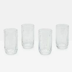 Joules Bees Hiball Glasses Set Of 4