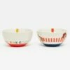 Joules Brightside Dachshund Set Of 2 Cereal Bowls -HARTS OF STUR Sales 218319STRIPEDACH Joules Brightside Dachshund Set Of 2 Cereal Bowls