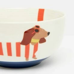 Joules Brightside Dachshund Set Of 2 Cereal Bowls -HARTS OF STUR Sales 218319STRIPEDACH Joules Brightside Dachshund Set Of 2 Cereal Bowls 4
