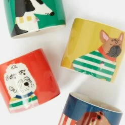 Joules Brightside Dog Set Of 4 Egg Cups -HARTS OF STUR Sales 218321MULTIDOG Joules Brightside Dog Set Of 4 Egg Cups 3