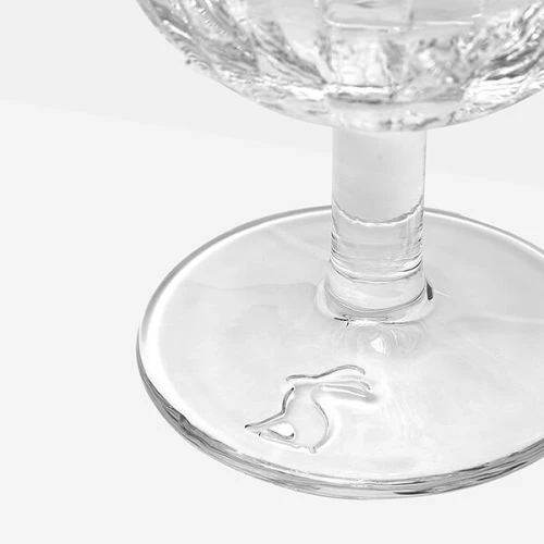 Joules Country Cottage Pressed Glass Bee Wine Glass Set Of 4 5 Joules Country Cottage Pressed Glass Bee Wine Glass Set Of 4 - Image 3