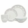 Denby Monsoon Filigree Silver 16 Piece Tableware Set -HARTS OF STUR Sales 359040950 Denby Monsoon Filigree Silver 16 Piece Tableware Set