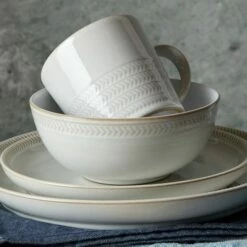 Denby Natural Canvas Textured Cereal Bowl -HARTS OF STUR Sales 375010707 DENBY NATURAL CANVAS TEXTURED CEREAL BOWL 4