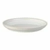 Denby Natural Canvas Textured Medium Coupe Plate -HARTS OF STUR Sales 375012554 Denby NATURAL CANVAS TEXTURED MEDIUM COUPE PLATE