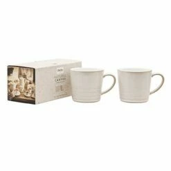 Denby Natural Canvas 2 Piece Textured Mug Set 8 Denby Natural Canvas 2 Piece Textured Mug Set -HARTS OF STUR Sales 375040579 Denby Natural Canvas 2pc Textured Mug Set 2