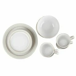 Denby Natural Canvas 16 Piece Set 7 Denby Natural Canvas 16 Piece Set -HARTS OF STUR Sales 375040950 Denby Natural Canvas 16pc Set 1