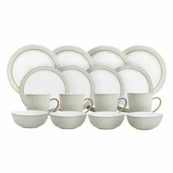 Denby Natural Canvas 16 Piece Set 8 Denby Natural Canvas 16 Piece Set -HARTS OF STUR Sales 375040950 Denby Natural Canvas 16pc Set 2