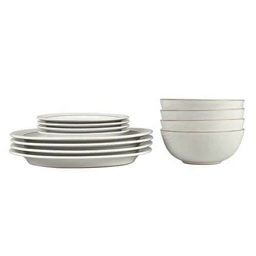 Denby Natural Canvas 12 Piece Set 3 Denby Natural Canvas 12 Piece Set