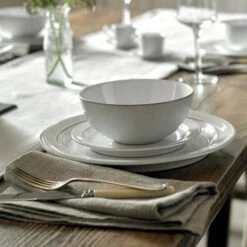 Denby Natural Canvas Set Of 4 Small Plates -HARTS OF STUR Sales 375047103 Denby Natural Canvas Set Of 4 Small Plates 2