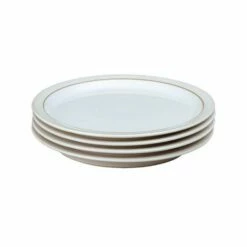 Denby Natural Canvas Set Of 4 Small Plates