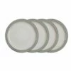 Denby Elements Light Grey Set Of 4 Dinner Plates -HARTS OF STUR Sales 380040005 Denby Elements Light Grey Set Of 4 Dinner Plate