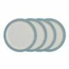 Denby Elements Blue Set Of 4 Medium Plate -HARTS OF STUR Sales 381041004 Denby Elements Blue Set Of 4 Medium Plate