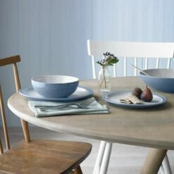 Denby Elements Blue 12 Piece Tableware Set -HARTS OF STUR Sales 381041981 Denby Elements Blue 12 Piece Tableware Set 3